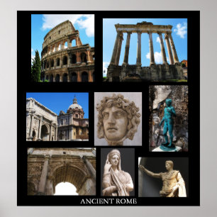 POSTER ANTIGO DE ROMA