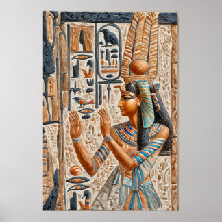 Poster Antigo Egito, Rainha Faraônica Hatshepsut