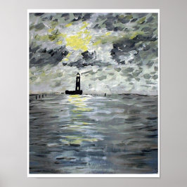 Póster Antigo Farol da Louisiana