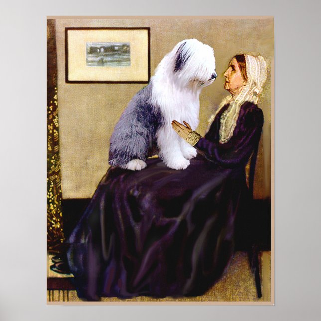 Póster Antigo Inglês 1 -  A Mãe do Assobiador (Frente)