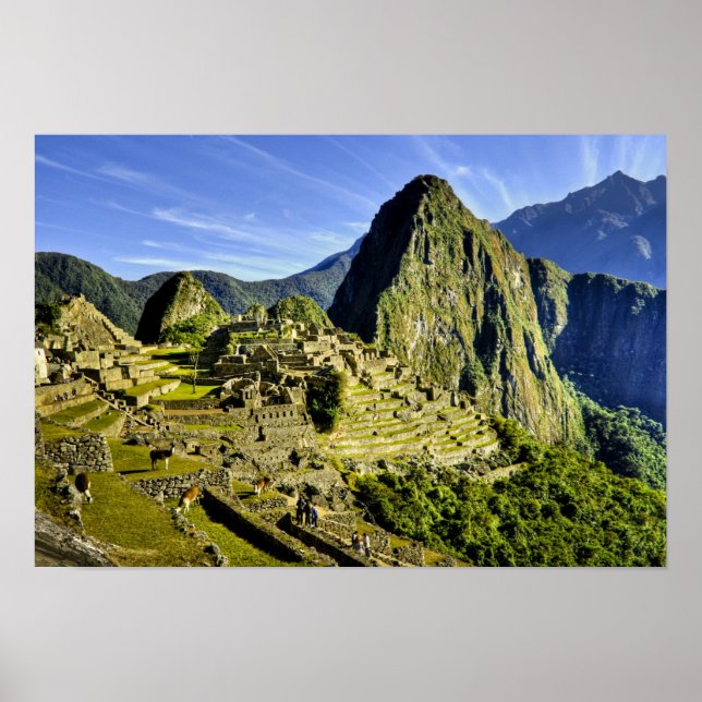 Póster Antigo Machu Picchu, último refúgio do (Frente)