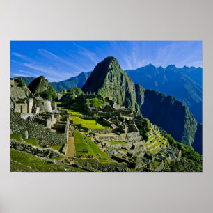 Póster Antigo Machu Picchu, último refúgio dos 2