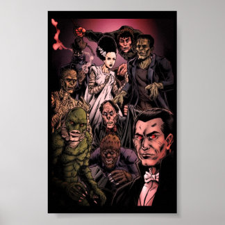 Poster Antigo Munster da Escola