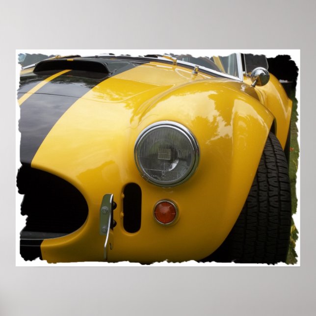 Poster antigo show clássico de carro pic raw 015 (Frente)