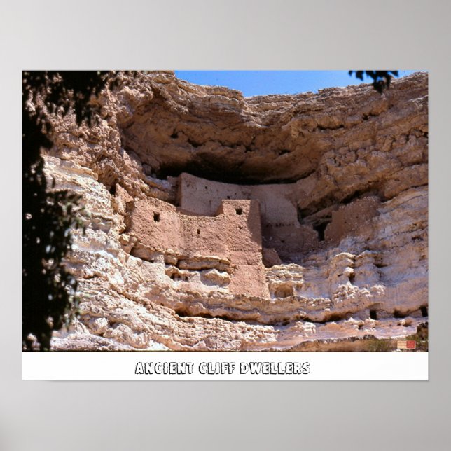 Póster Antigos Cliff Dwellers (Frente)