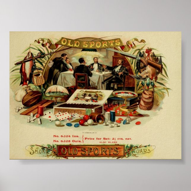 Poster Antigos Esportes (Frente)