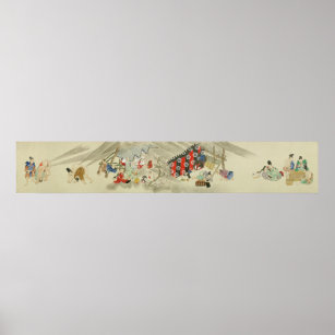 Poster Antiguamente Batalha de Arte Japonesa - Segunda Ro