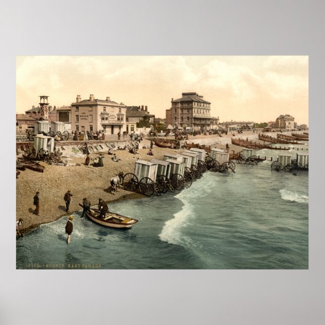 Póster Antiguamente Inglaterra costeira Bognor Regis, Sus (Frente)