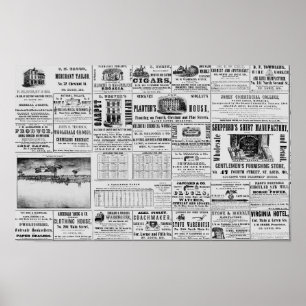 Poster Antiguidade de jornal