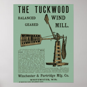Poster Antiguidade Do Vento Do Tuckwood Whitewater Wis 18