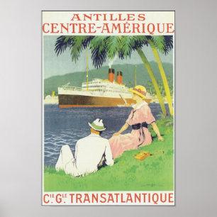 Póster Antilhas - Centro-Americano