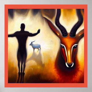 Poster Antílope de Animal Espírito 3