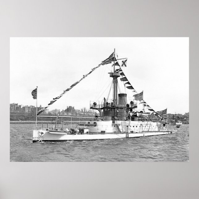Póster Antimitrite do monitor USS (Frente)