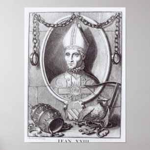 Poster Antipope John XXIII, 1713