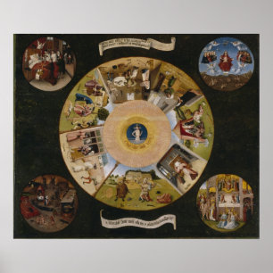 Poster Antique Church Ceiling Mural