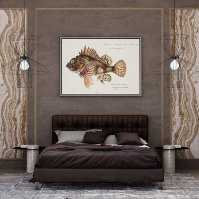 Poster Antique Red Scorpion por F. E. Clarke 1874 (Criador carregado)