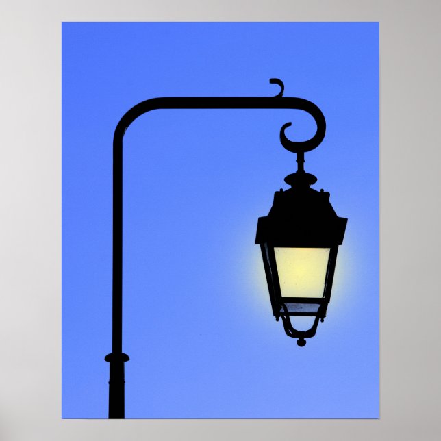 Poster Antique street lamp (Frente)