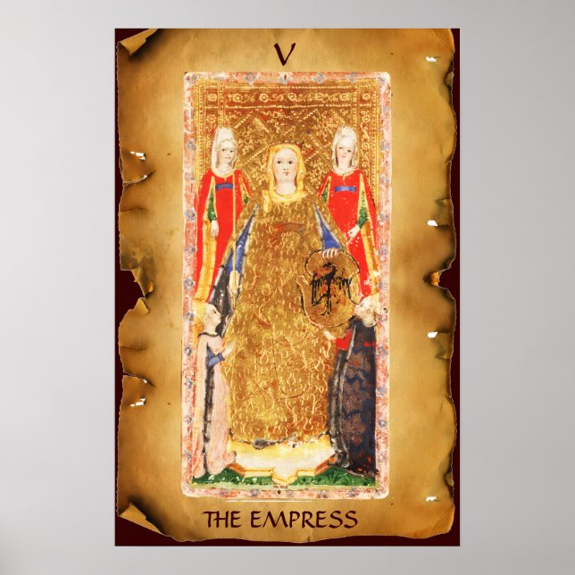 PÓSTER ANTÍQUIO RENAISSANCE TAROS 5 / A EMPRESA (Frente)