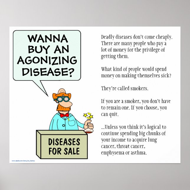 Poster antitabagismo (Frente)