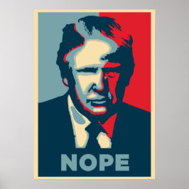 Poster antitrump - Poster NOPE