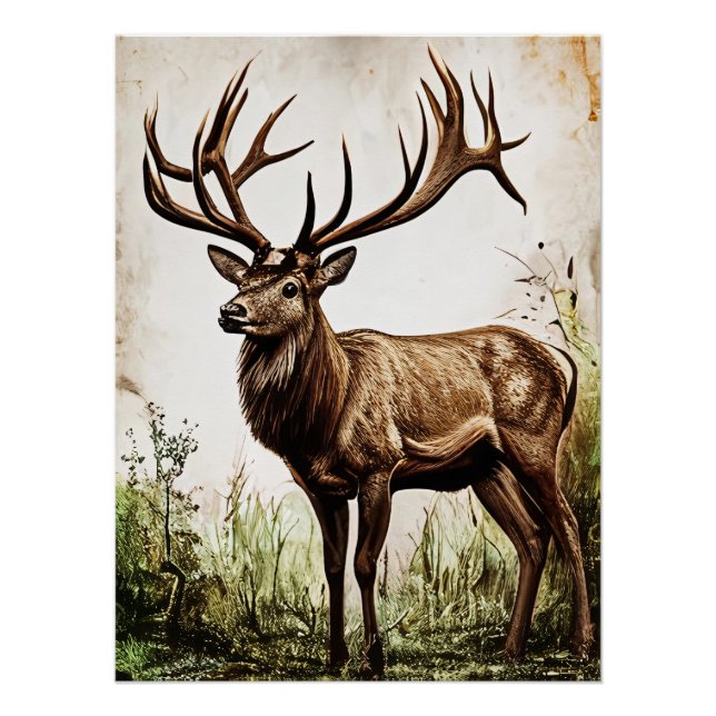 Póster Antlers da Liberdade (Frente)