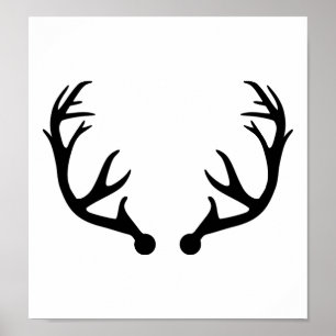 Póster Antlers dos cervos