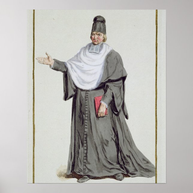 Poster Antoine Arnauld (1612-94) do "Receuil des Estamp (Frente)