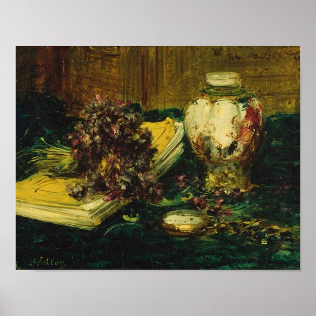 Poster Antoine Vollon - Violetas (Frente)