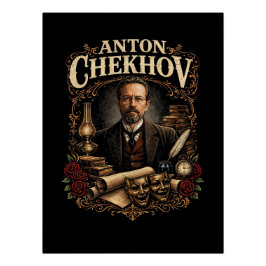 Póster Anton Chekhov