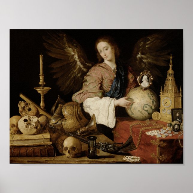 Poster Antonio de Pereda - Alegoria da Vanidade (Frente)