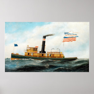 Poster Antonio Jacobsen O Tug Que Vai Para O Oceano