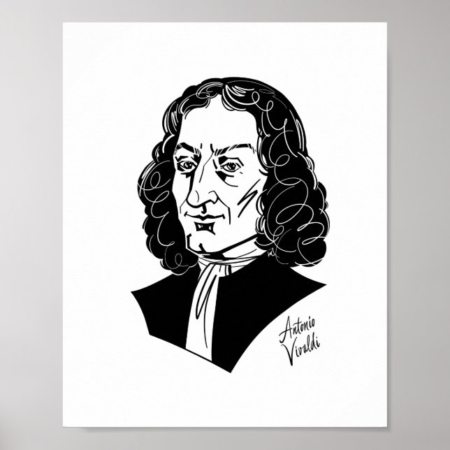 Poster Antonio Vivaldi (Frente)