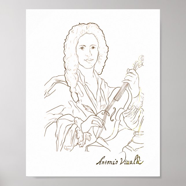 Poster Antonio Vivaldi (Frente)