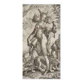 Póster Antonius Eisenhoit - Cartaz Glossy Dea Haeresis
