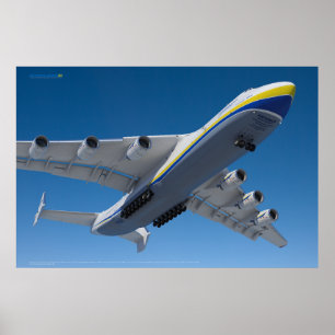 Poster Antonov An-225 Mriya: Arte 3D Fotorrealista