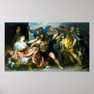 Poster Antony van Dyck Samson e Delilah