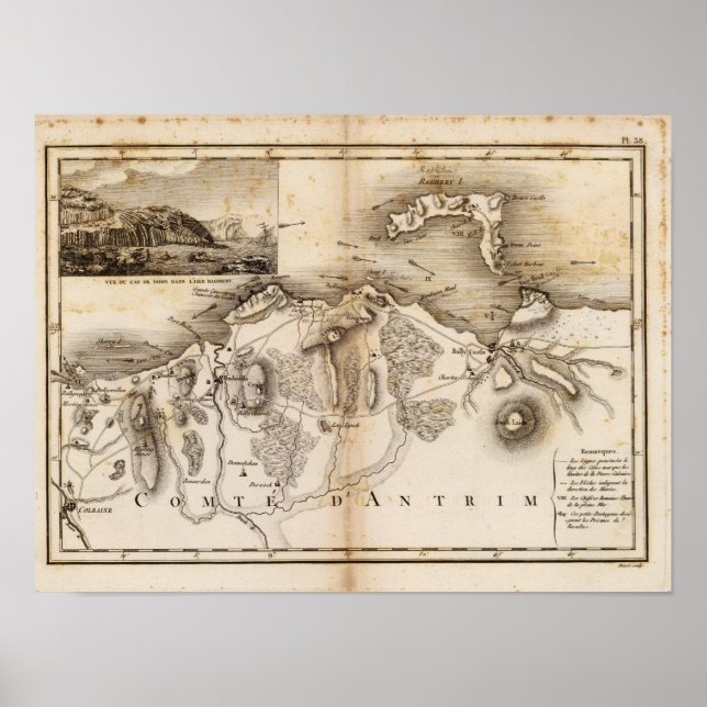 Póster Antrim, Raghery (Frente)