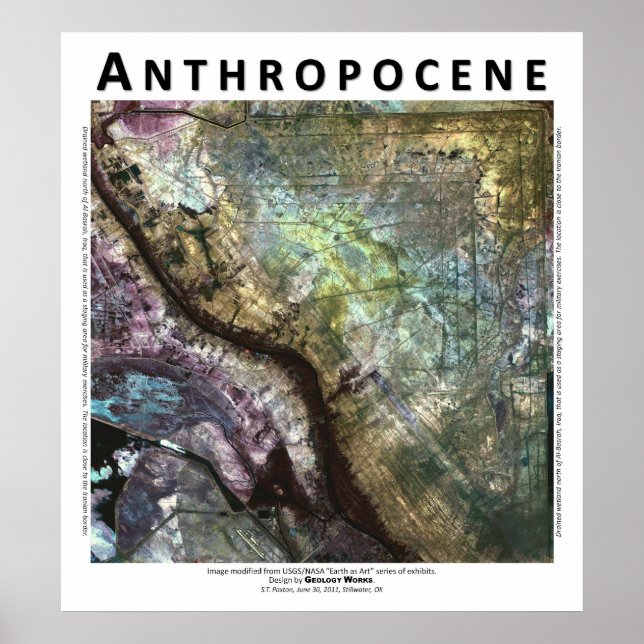 Poster Antropoceno I - Zona de Encaminhamento Militar Ira (Frente)