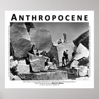 Póster Antropoceno VI - Granite Quarry, Condado de Salt L