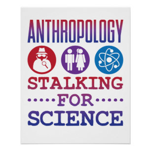 Póster Antropologia Falando para antropólogo científico