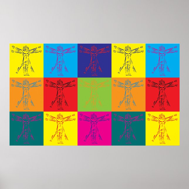 Póster Antropologia Pop Art (Frente)