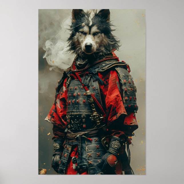 Poster Antropomórfico de Sheepdog - Cana-de-Whimsi (Frente)
