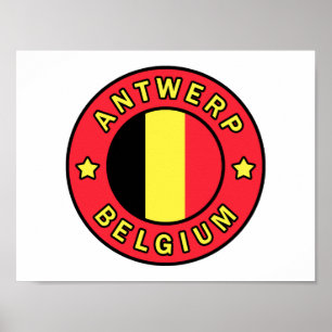Poster Antuérpia Bélgica