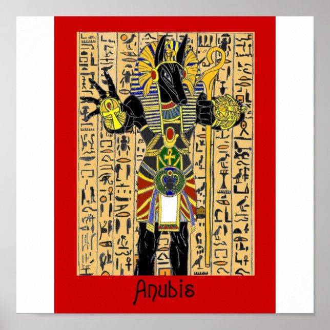Póster Anubis dando vida para sempre (Frente)