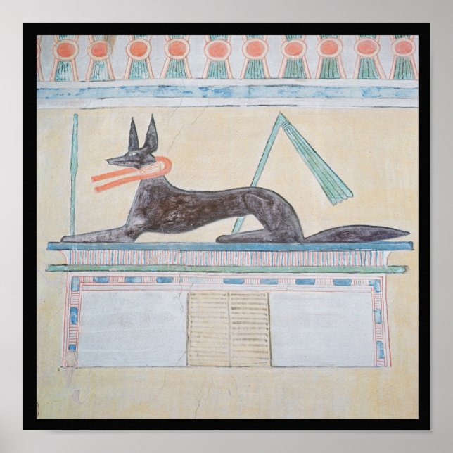Poster Anubis, deus egípcio do morto (Frente)