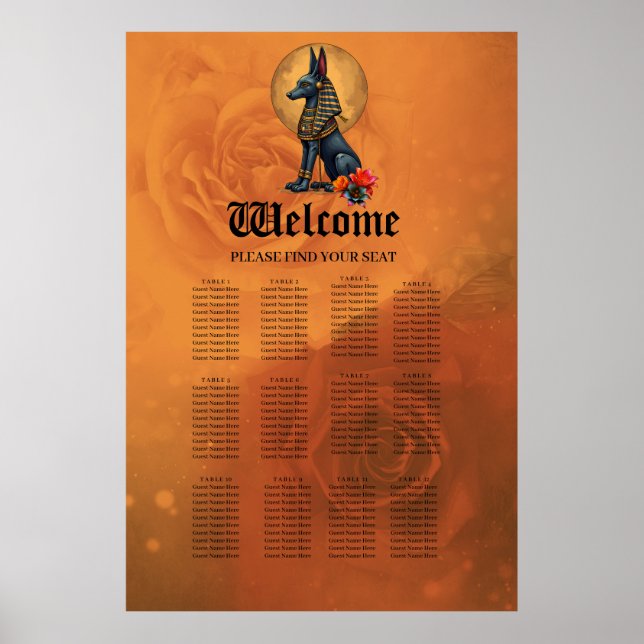 Poster Anubis no luar (Frente)