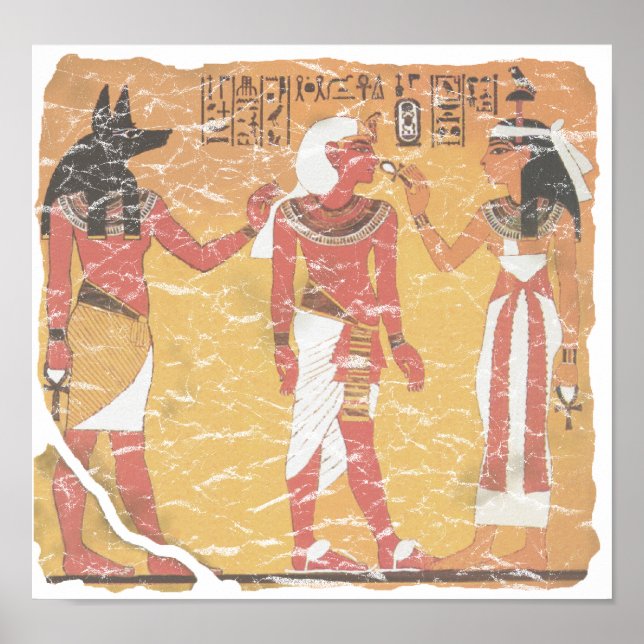 Poster Anubis, Tut, Osiris (Frente)