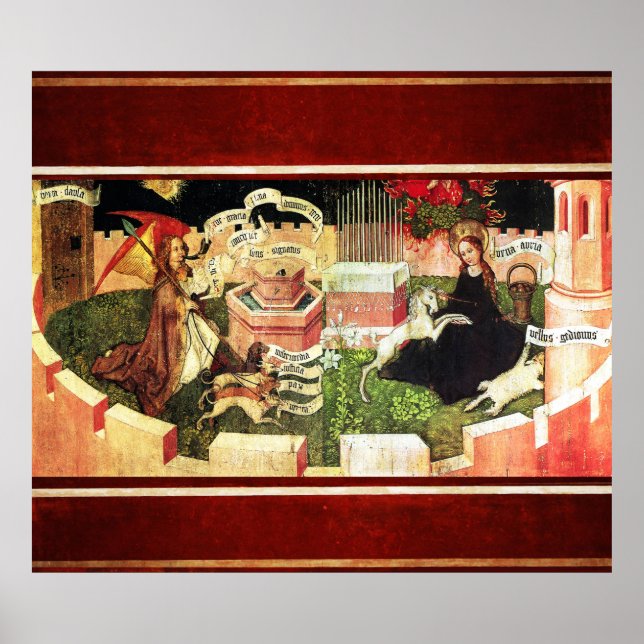 POSTER ANUNCIAÇÃO COMO CAÇA MÍSTICA DO UNICORN (Frente)