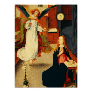 Póster Anunciação da Virgem Maria por Gerard David