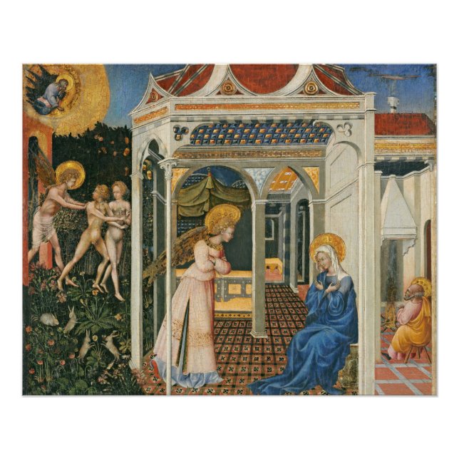 Póster Anunciação e Expulsão do Paraíso (Frente)